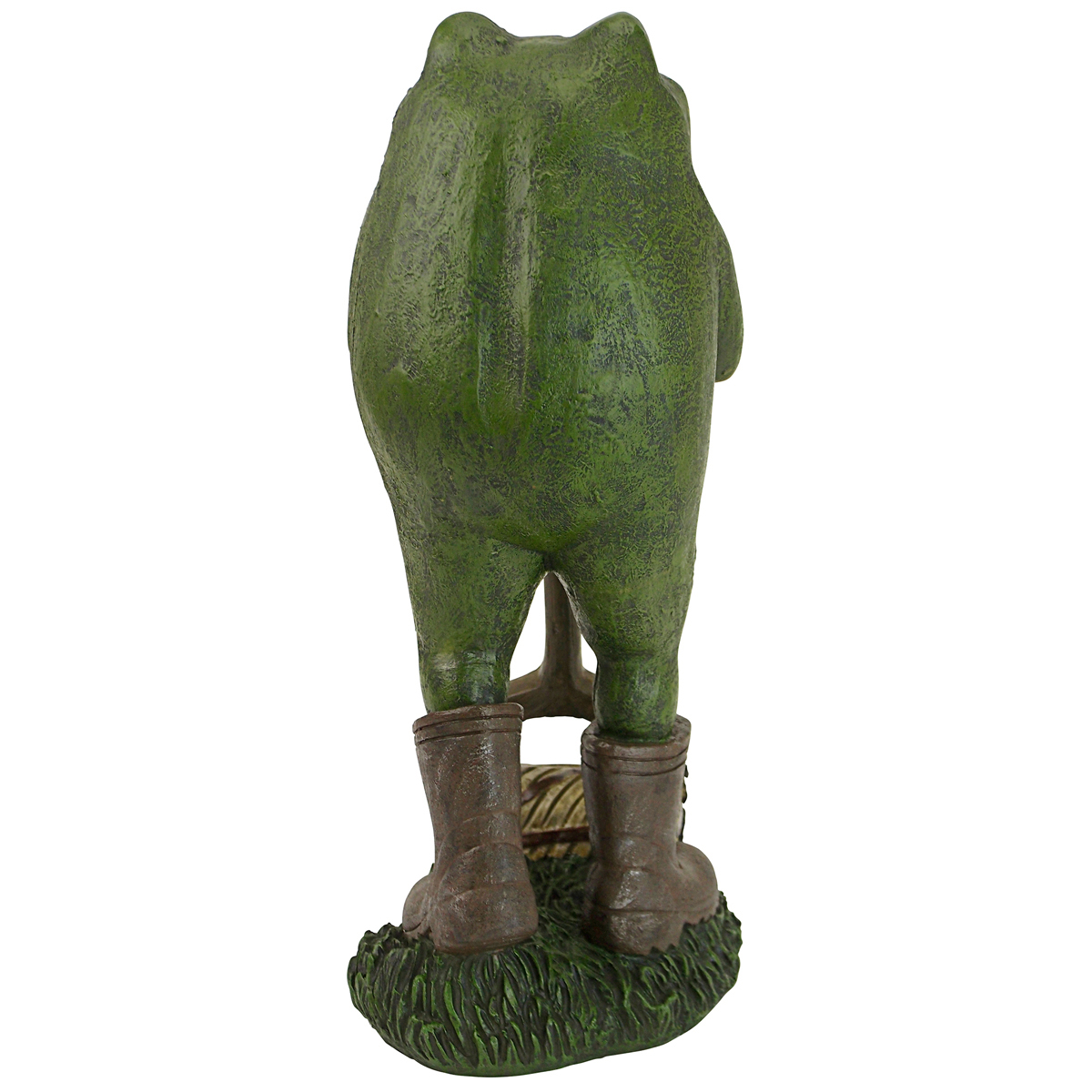 Image Thumbnail for Moses Garden Toad Lawn Mower Statue